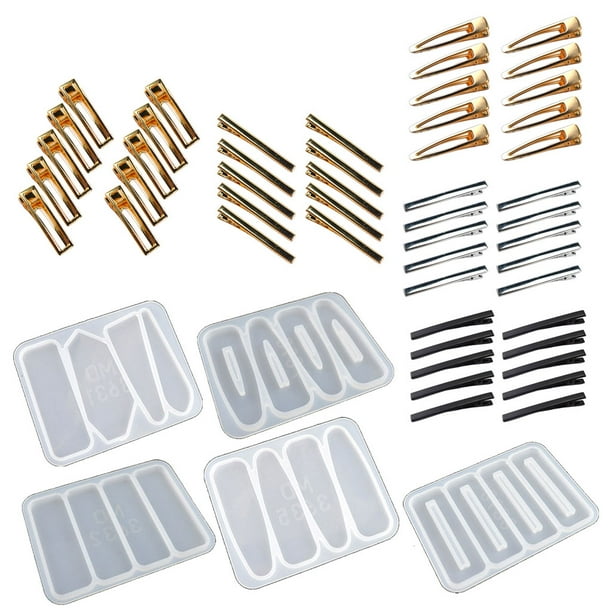 Casting Jewelry Resin Mould DIY Tool Handmade Mold Silicone Hairpin Making Women Casting Jewelry Resin Mould DIY Tool Handmade Mold Silicone Hairpin Making Women